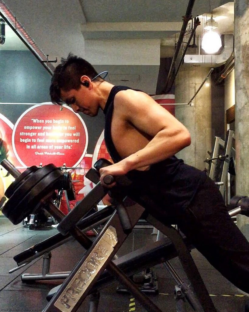 Chest supported rows