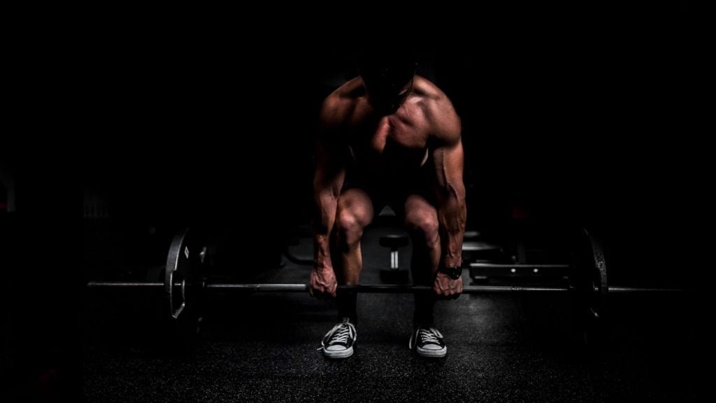 barbell clean and press